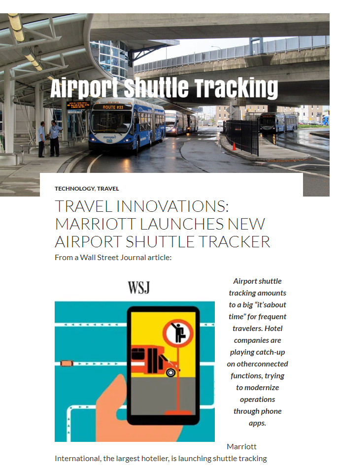 Airport Shuttle Tracker